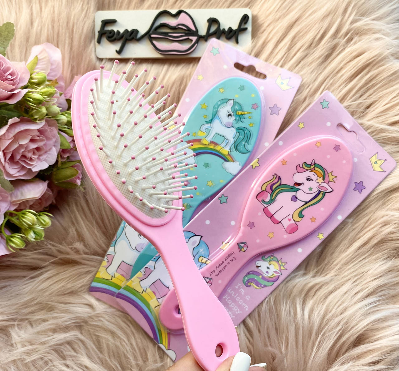 

Расческа детская Viva 03-19 Единорог, Комбинированный цвет