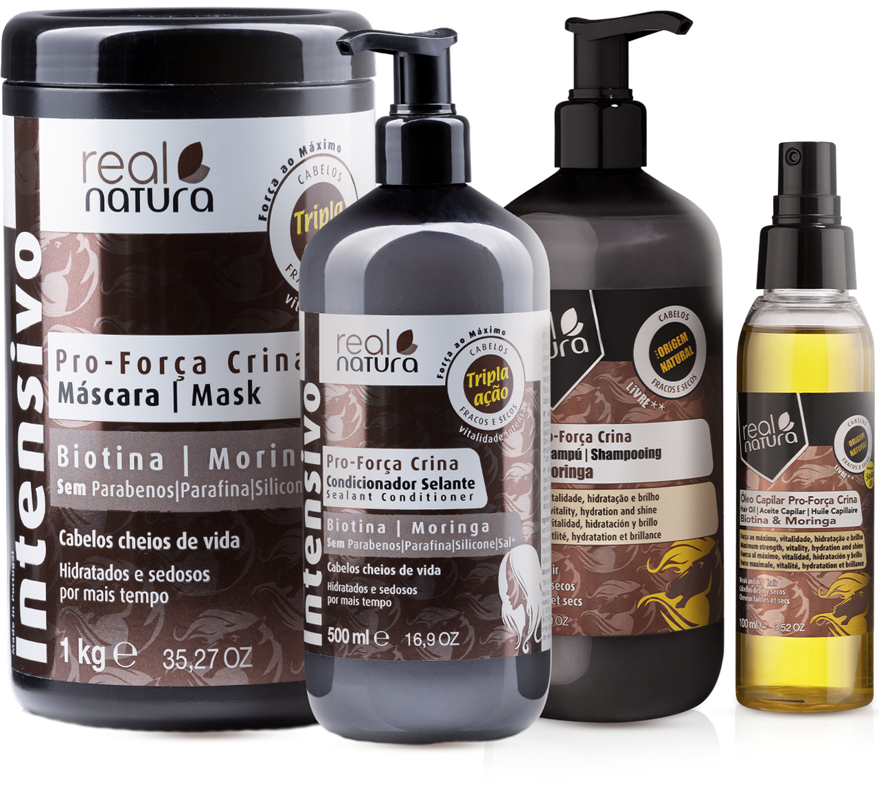 

Набор Real Natura Pro-Forca Crina для укрепления ломких волос