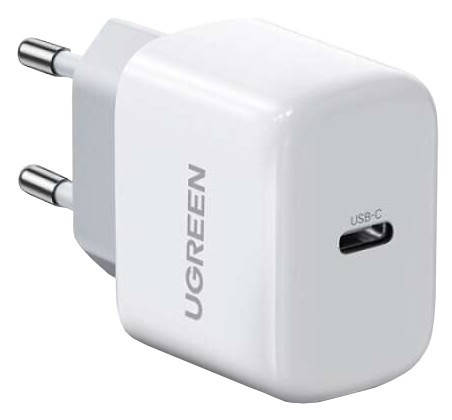 

Зарядное устройство Ugreen Mini PD 20W Fast Charger White (CD241), Белый