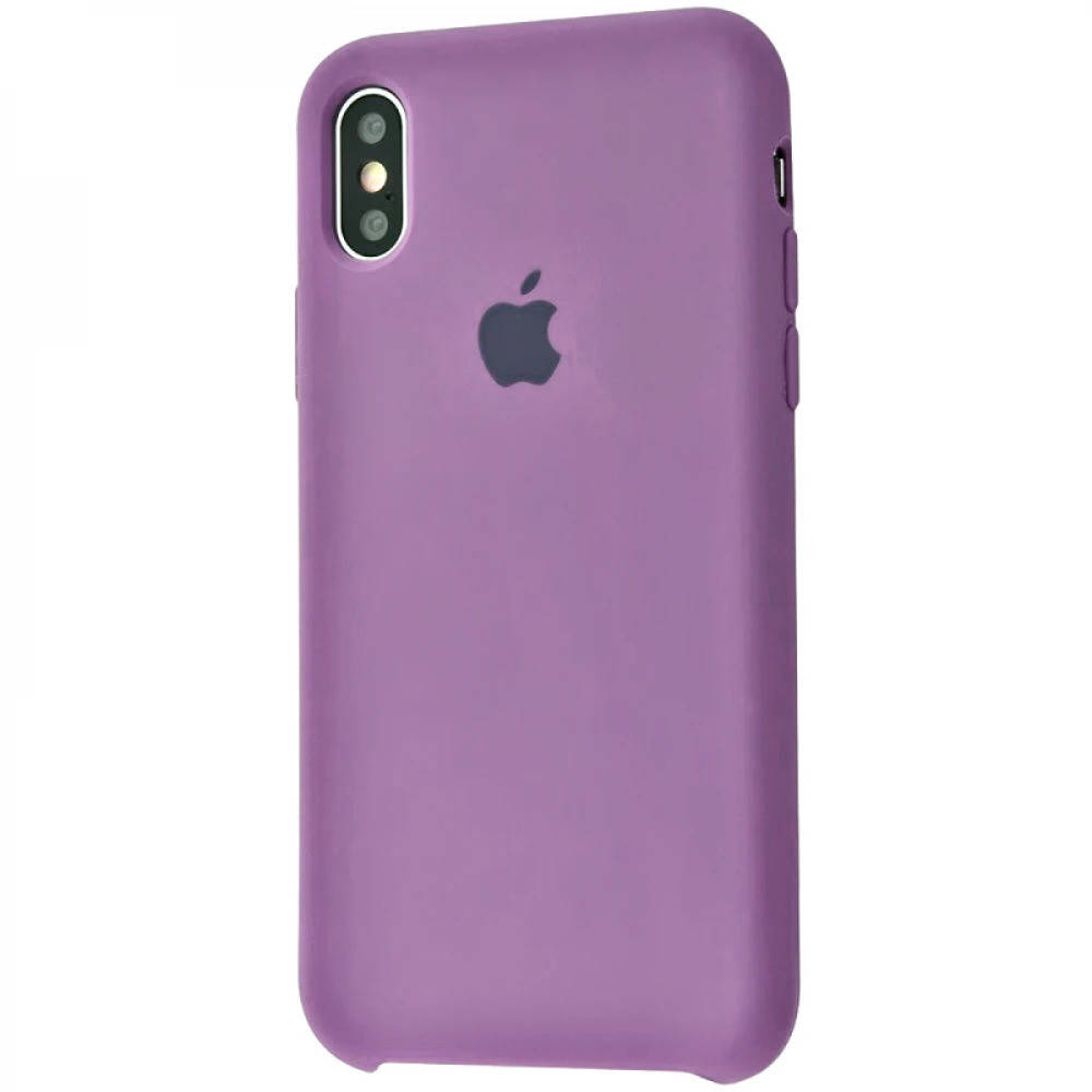 

Чехол Silicone case для IPhone X/Xs Blueberry черника, Сливовый