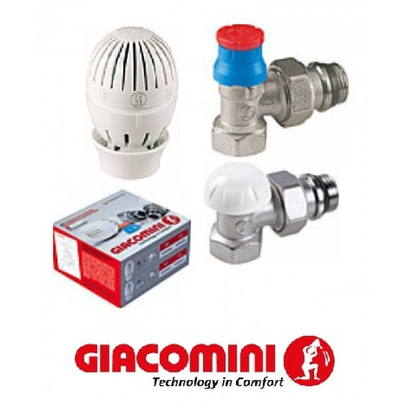 

Комплект термостатический радиаторный угловой 1/2" R470FX003 Giacomini (Италия)