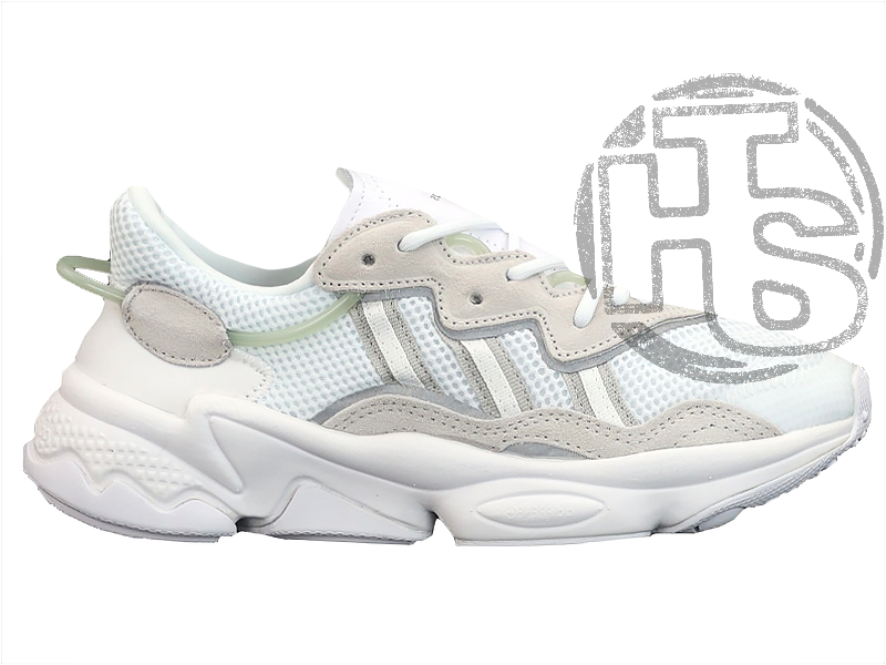 

Мужские кроссовки Adidas Ozweego Cloud White Grey Soft Vision EE7012, Светло-серый