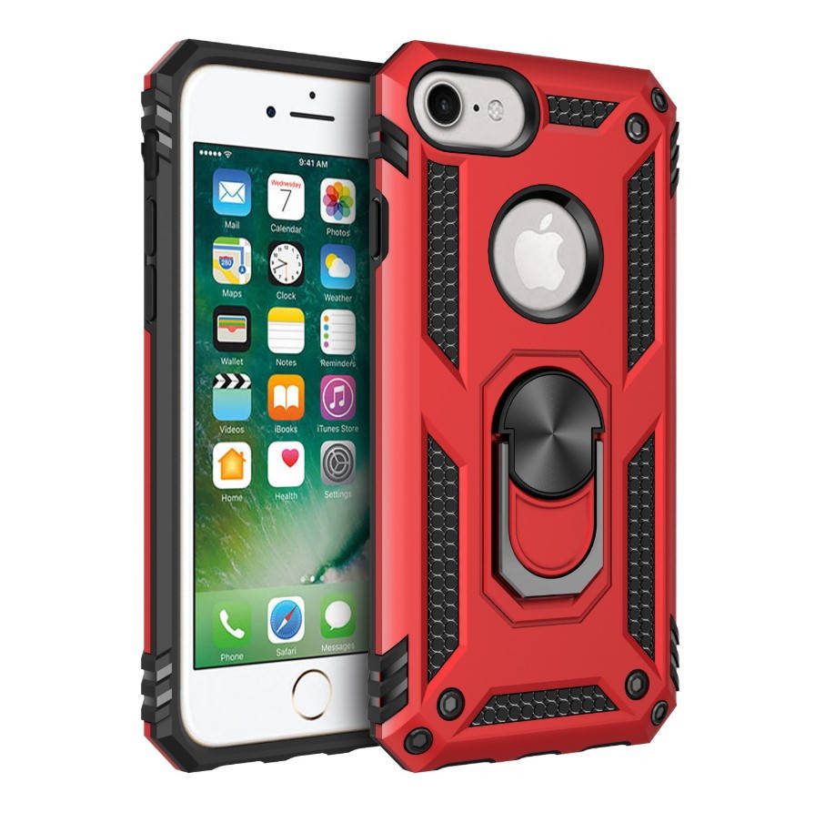 

Противоударный чехол Combo Ring для Apple iPhone 6 / 6S (Разные цвета) Красный
