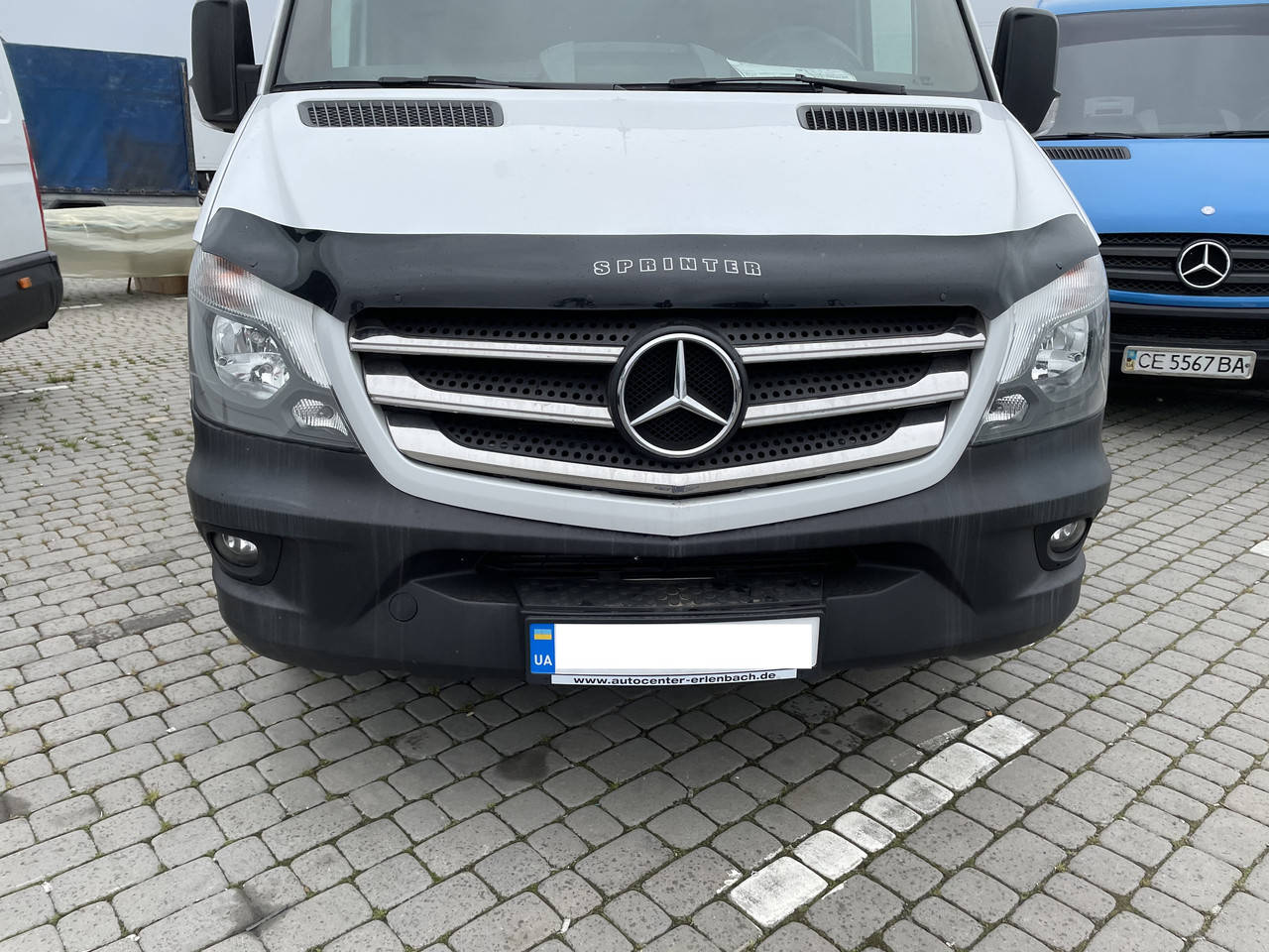 

Дефлектор капота, мухобойка Mercedes-Benz Sprinter с 2013 г.в. VIP