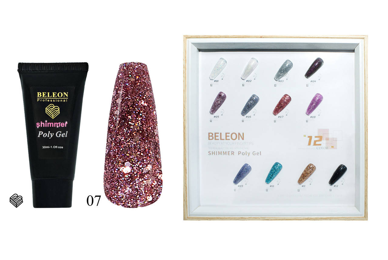

Poly Gel BELEON Shimmer №07 ( розовый )