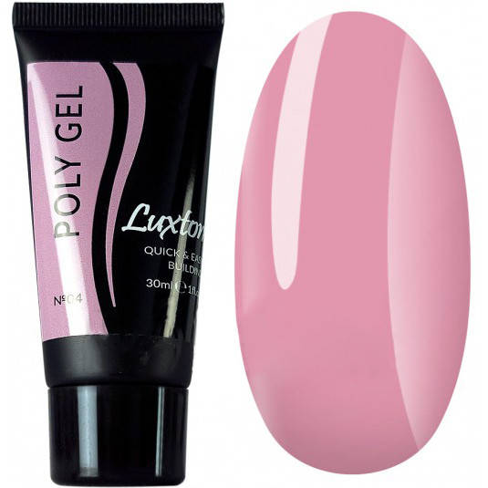 

Полигель Luxton Poly Gel № 04 (бледно-розовый), 30 мл