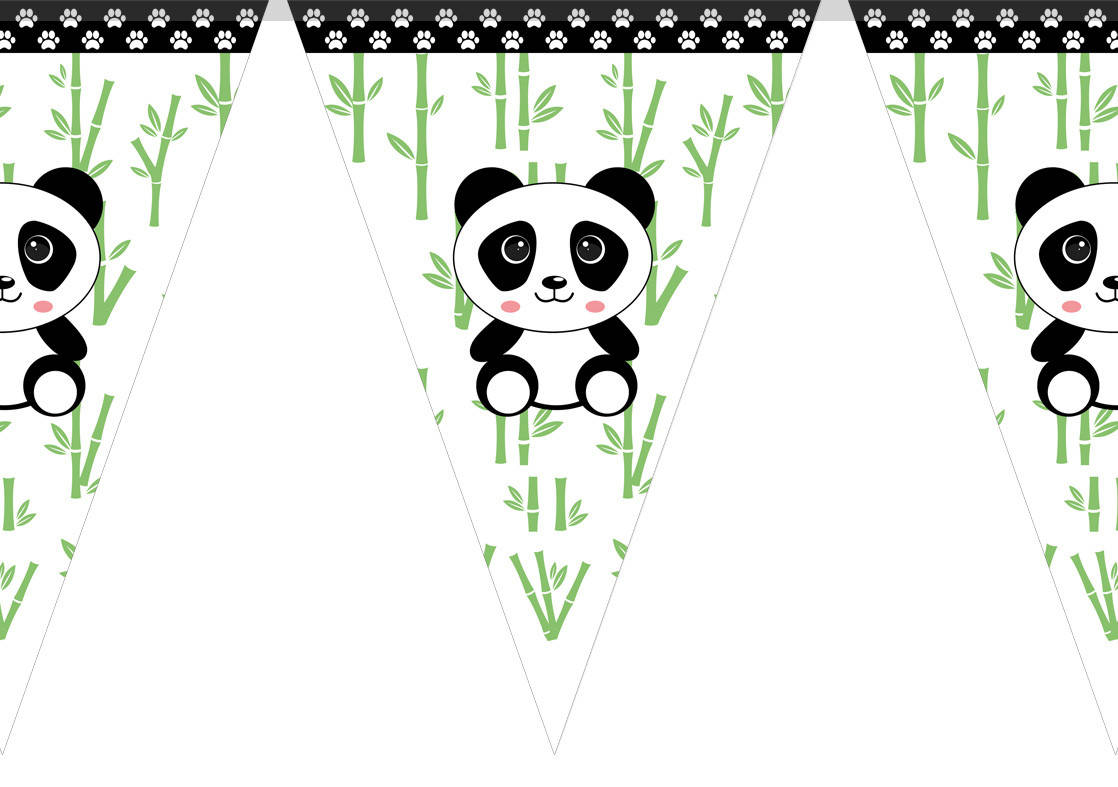

Гирлянды бумажные "Панда" Panda