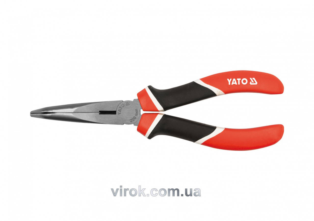 

Длинногубцы изогнутые YATO CrV l=160 мм YT-1945