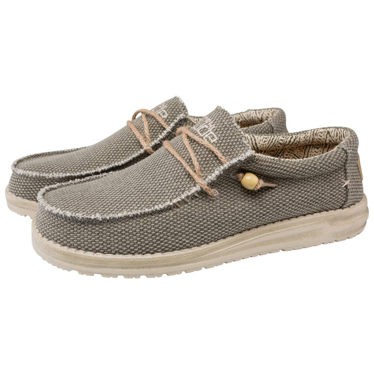 

Мужские мокасины Hey Dude Wally Braided Army Оригинал