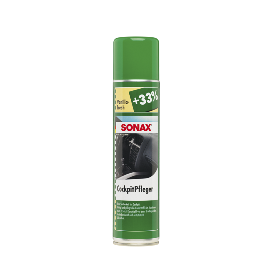 

Глянцевый очиститель салона SONAX ваниль 0,4 л (342300)