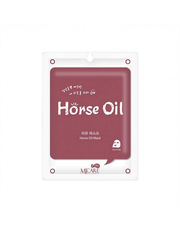

Тканевая маска с лошадинным жиром MJ ON Horse Oil Mask