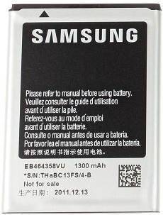 

Аккумулятор (батарея) Samsung S6102,S6312,S6802,S6500,S7500 (1300 mAh)