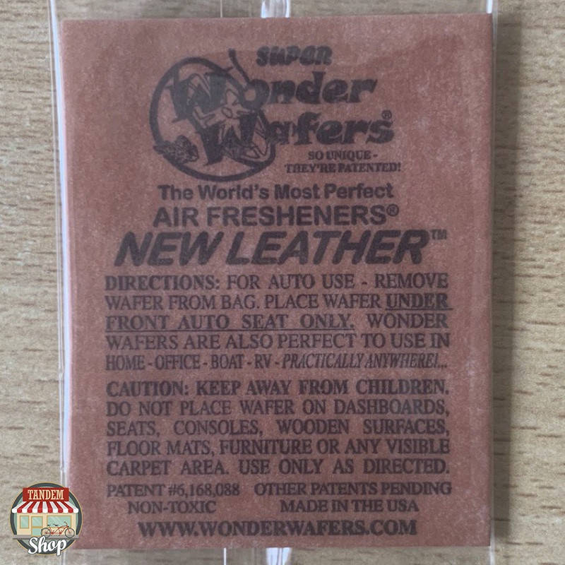 

Ароматизатор в пластинке Wonder Wafers New Leather, 50 x 50 мм Новая Кожа