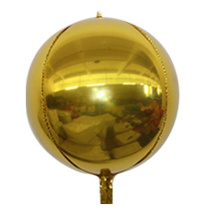 

Шар фольгированный сфера 3D золото 18" (Китай), Золотистый