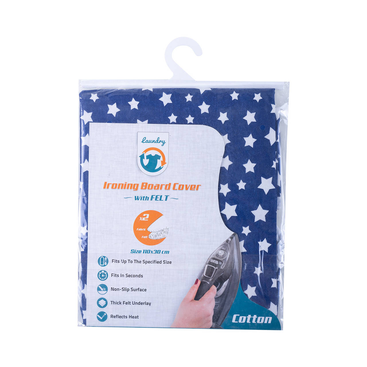 

Чехол для гладильной доски 110*30 см Laundry S (TRbase-060-2S)