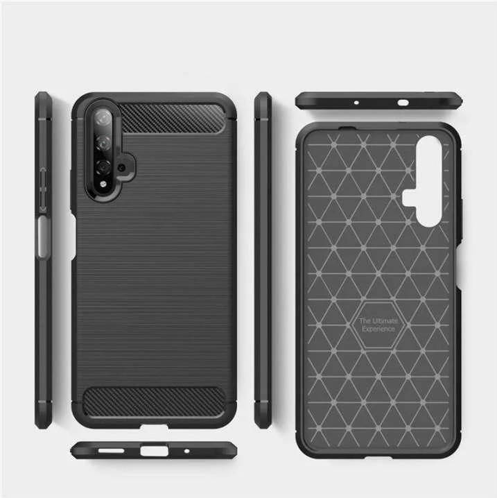 

Чехол Carbon Armor для Huawei Nova 5T / Honor 20, Черный