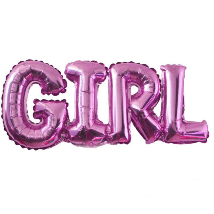

Фольгированная надпись Girl розовая, 80Х32 см Китай, Розовый
