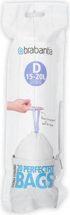 

Набор мусорных пакетов Brabantia 15/20 л, 20 шт. (246760)