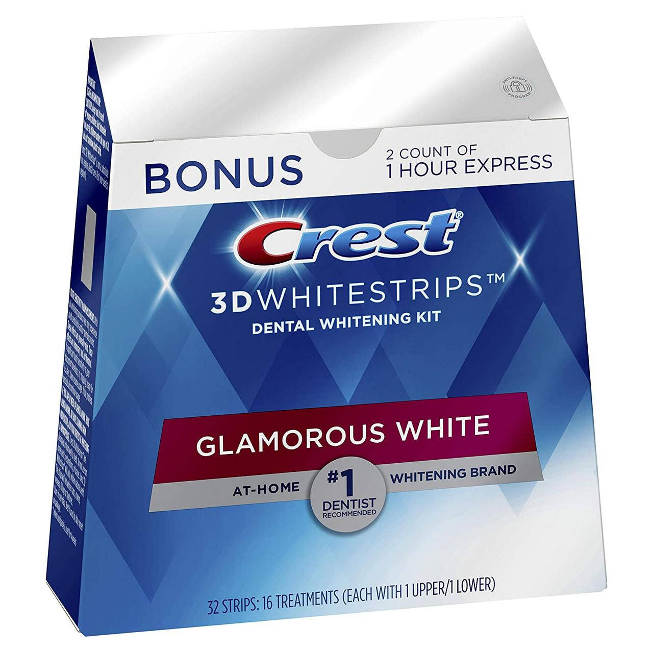 

Відбілюючі смужки Crest 3D White Whitestrips Glamorous White (32 шт)