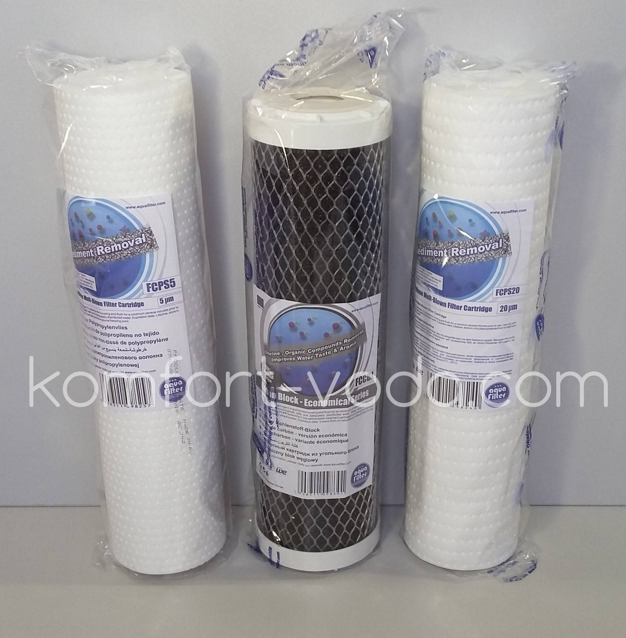 

Комплект картриджей Aquafilter FP3-CRT