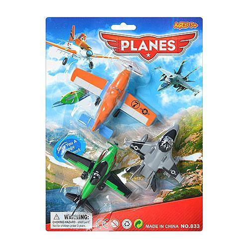 

Самолет инерция 833 PLANES 3в1, см. описание, Разные цвета