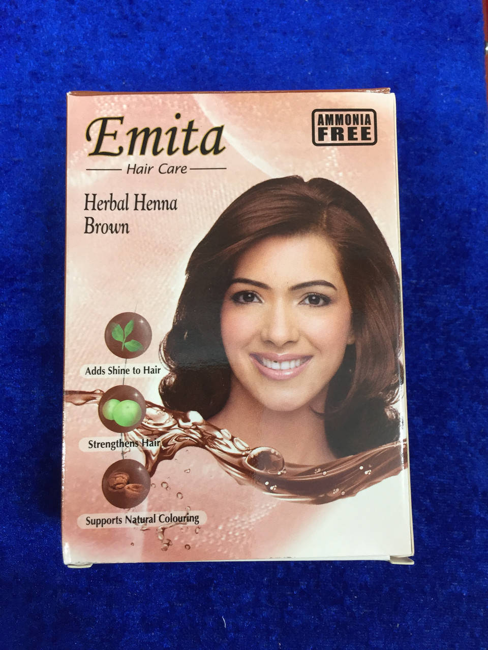 

Хна индийская для окрашивания волос Эмита "Emita" - Коричневый (Brown)