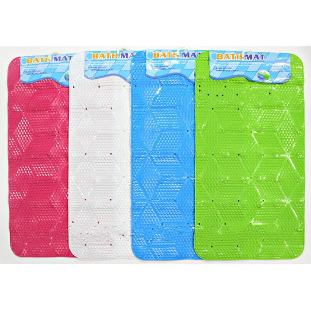

Ковриков для ванной и душа силиконовый на присосках BATH MAT, Разные цвета