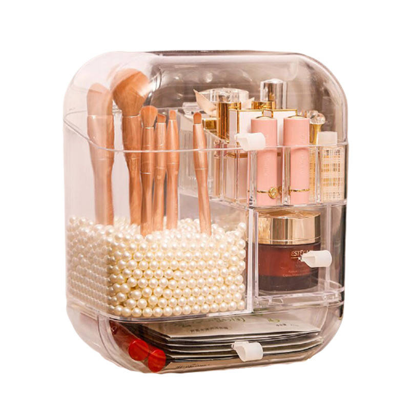 

Органайзер для косметики 3 секции W-17 (21*16*25,5 см) / Акриловый органайзер / Бокс для косметики