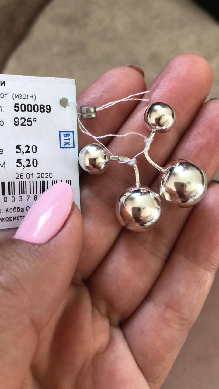 

Серьги Dior из серебра 925 пробы