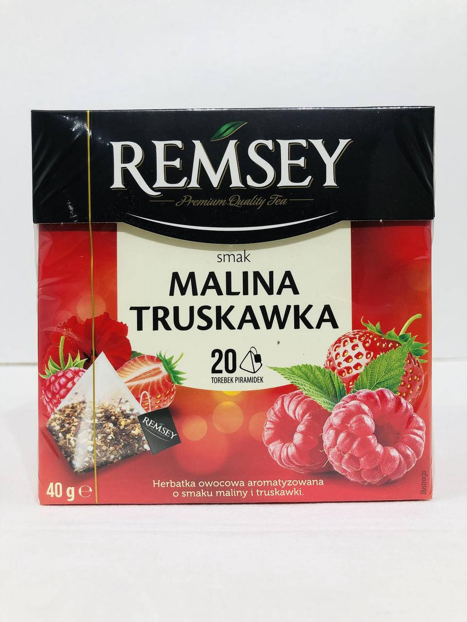 

Чай Ramsey Malina Truskawka 20пак