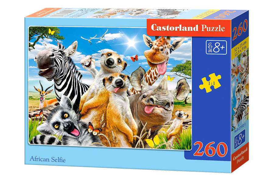 

Кастор пазлы Castorland 260 Африканское селфи 32*32 /20/