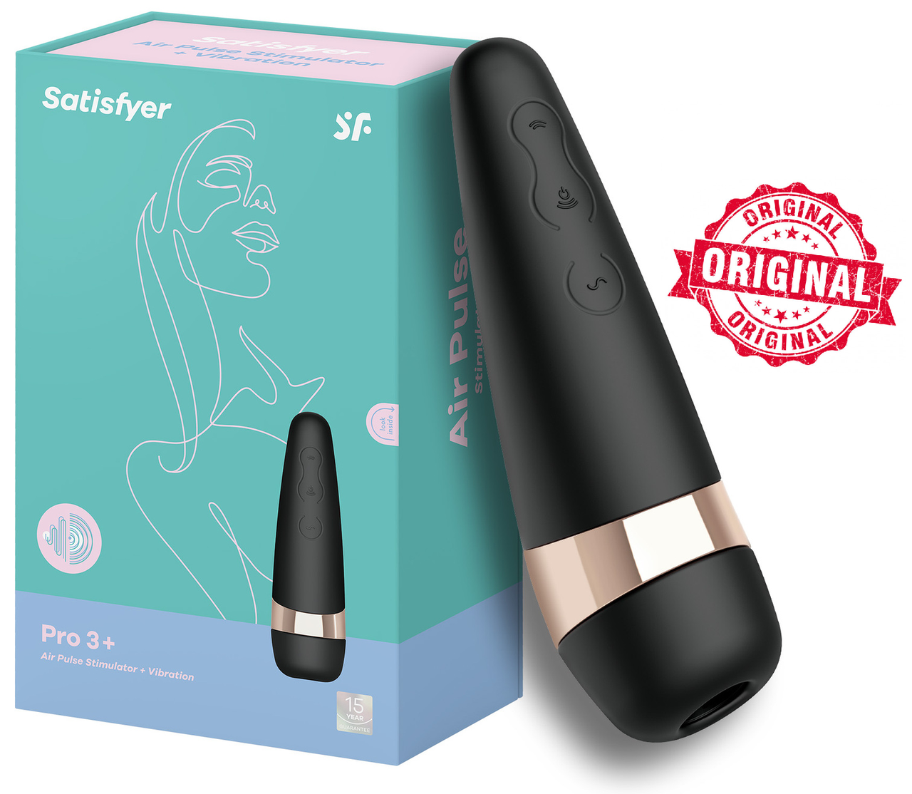 

Вакуумный бесконтактный стимулятор Satisfyer Pro 3 Vibration, (черный) Германия
