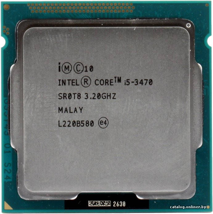 

Процесор Intel Core i5-3470 (3.2-3.6GHz, 6MB, 77W, s1155) б/у