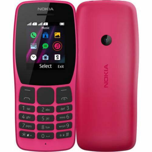 

Мобильный телефон Nokia 110 DS Pink, Розовый