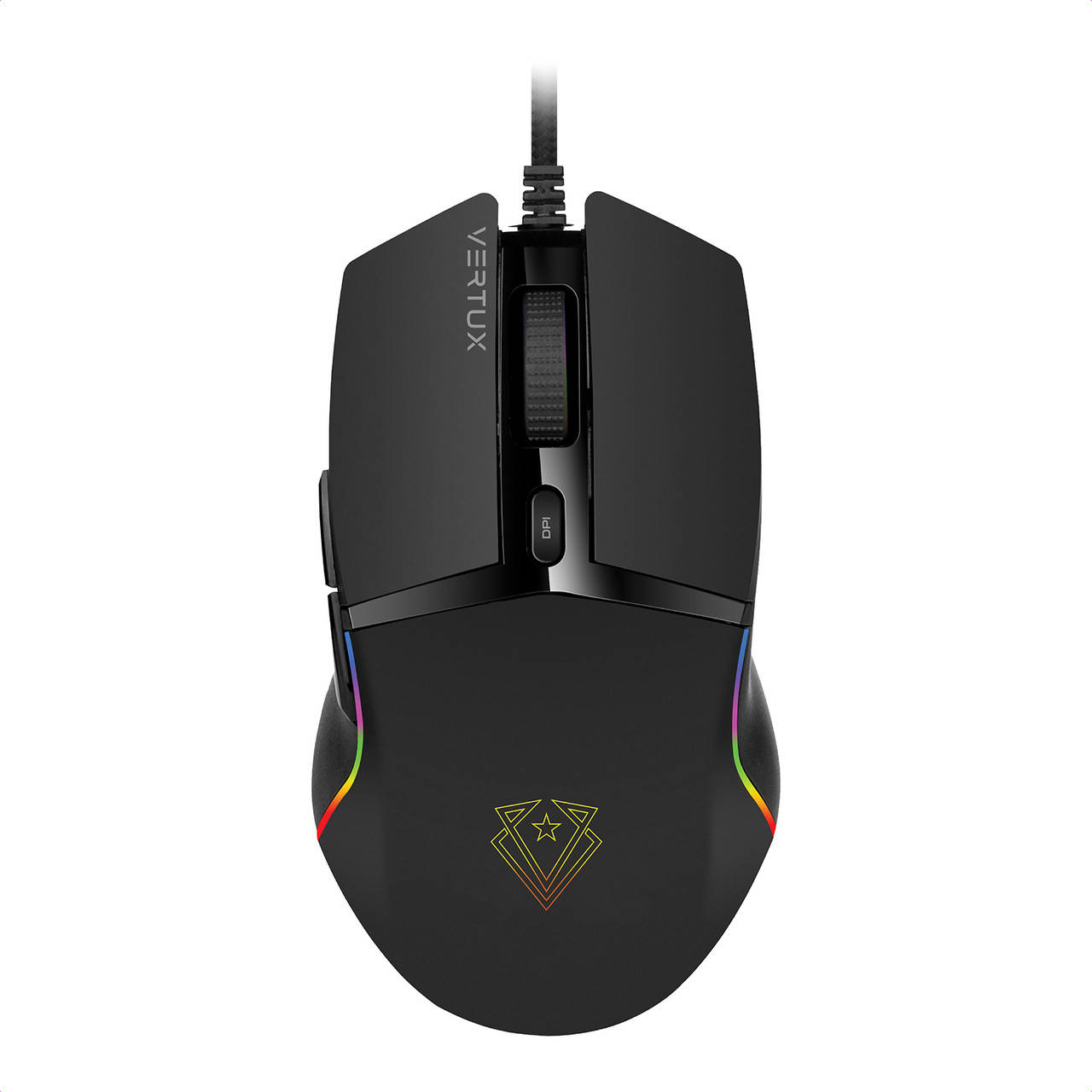 

Мышь Vertux Argon USB Black, Черный