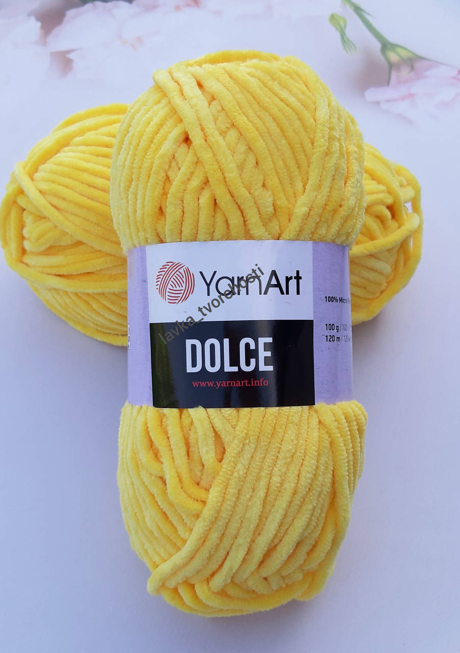 

YarnArt Dolce №761-жовтий
