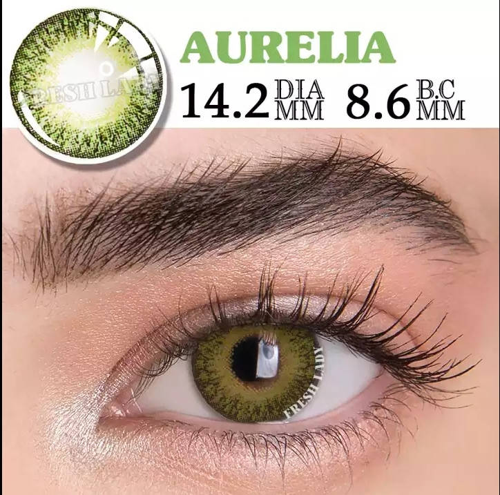 

Контактные линзы для глаз FRESH LADY, Aurelia, без диоптрий.