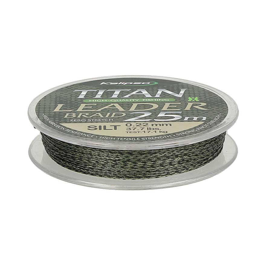 

Шнур Kalipso Titan Leader Braid Camo 25м 0.14, Коричневый
