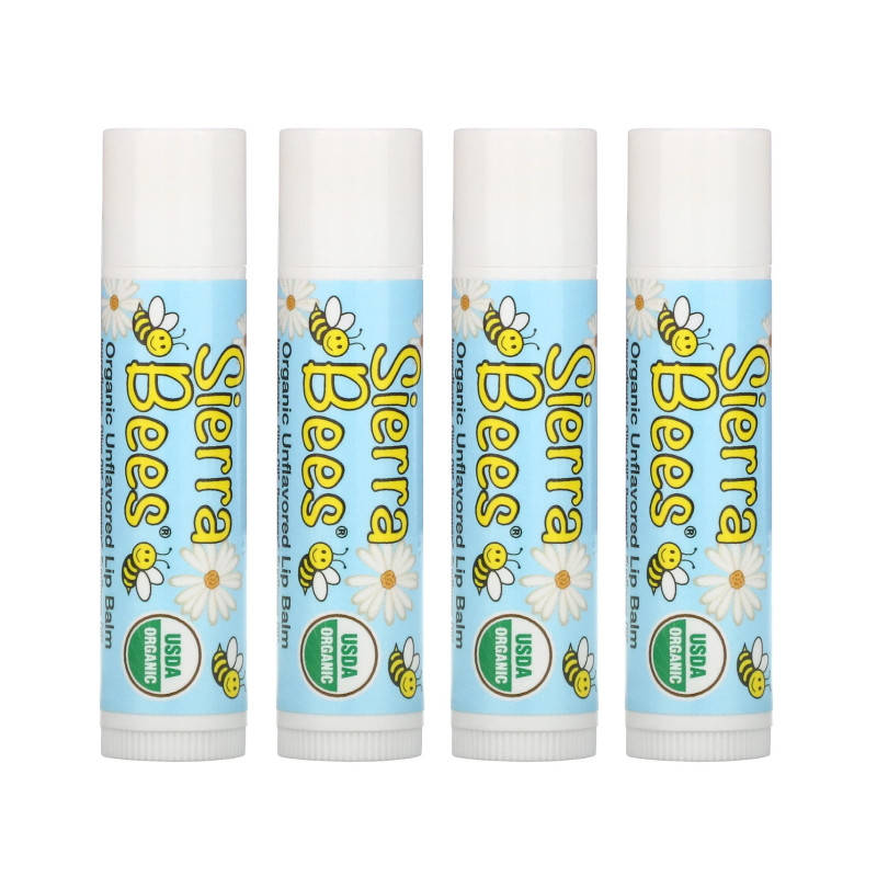 

Натуральный бальзам для губ без добавок, Sierra Bees, 4,25г