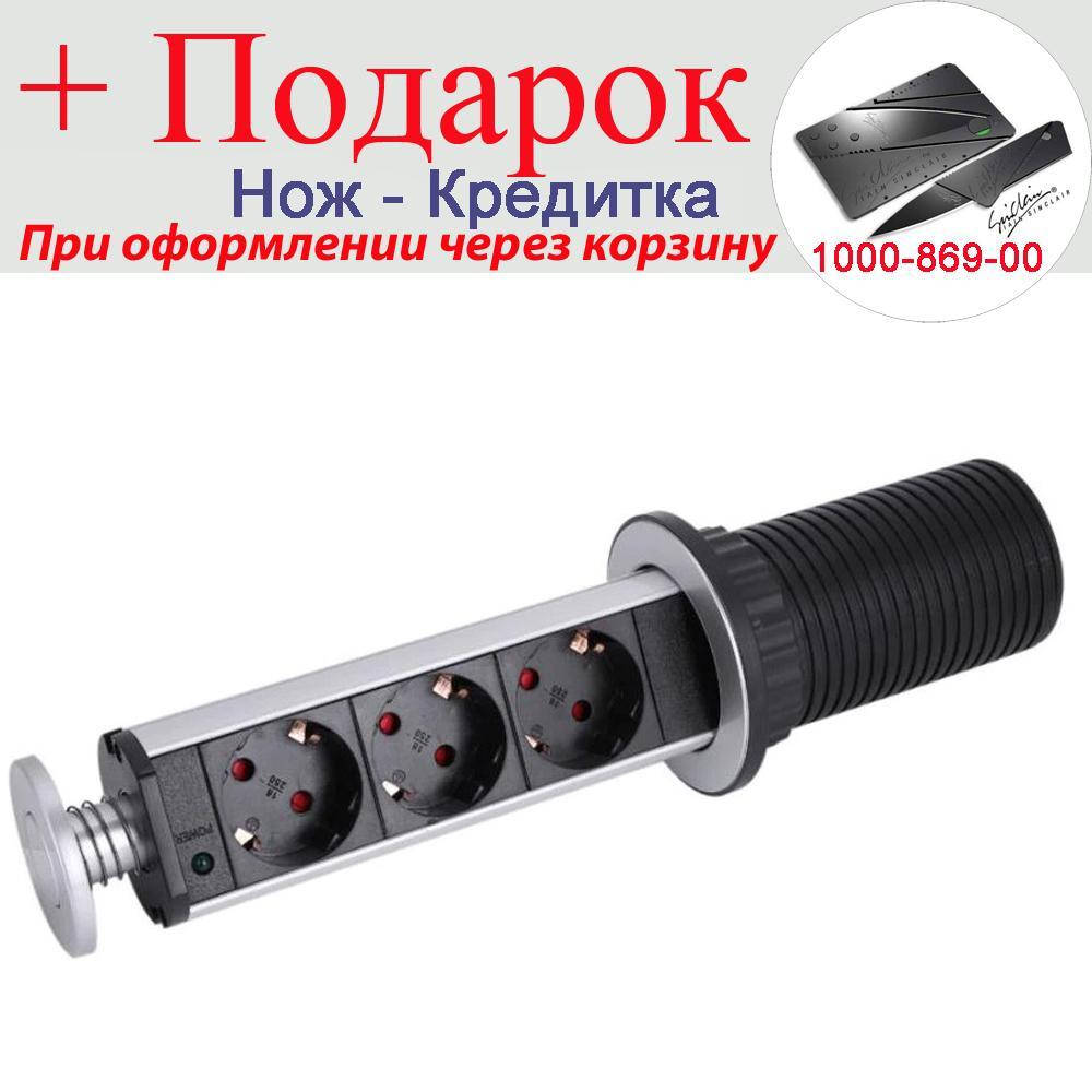 

Настольная встраиваемая розетка Аlloet 16 А