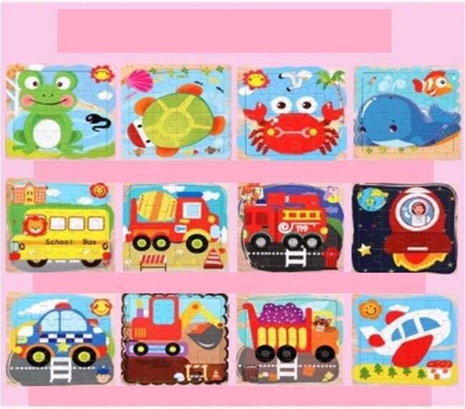 

Деревянные пазлы МИКС