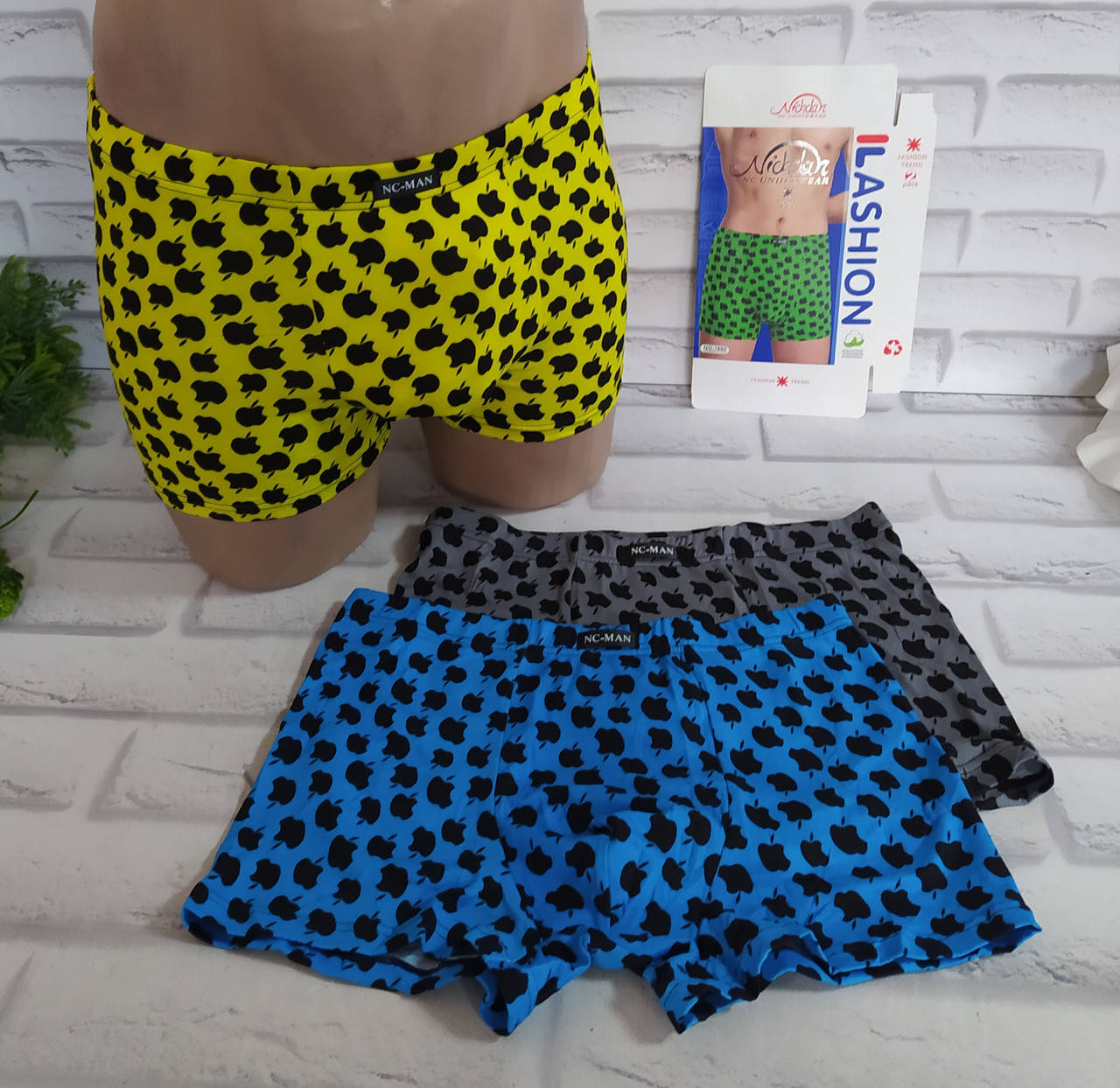 

Трусы мужские 3XL (52-54 раз) боксеры NC-MAN (7892), Разные цвета