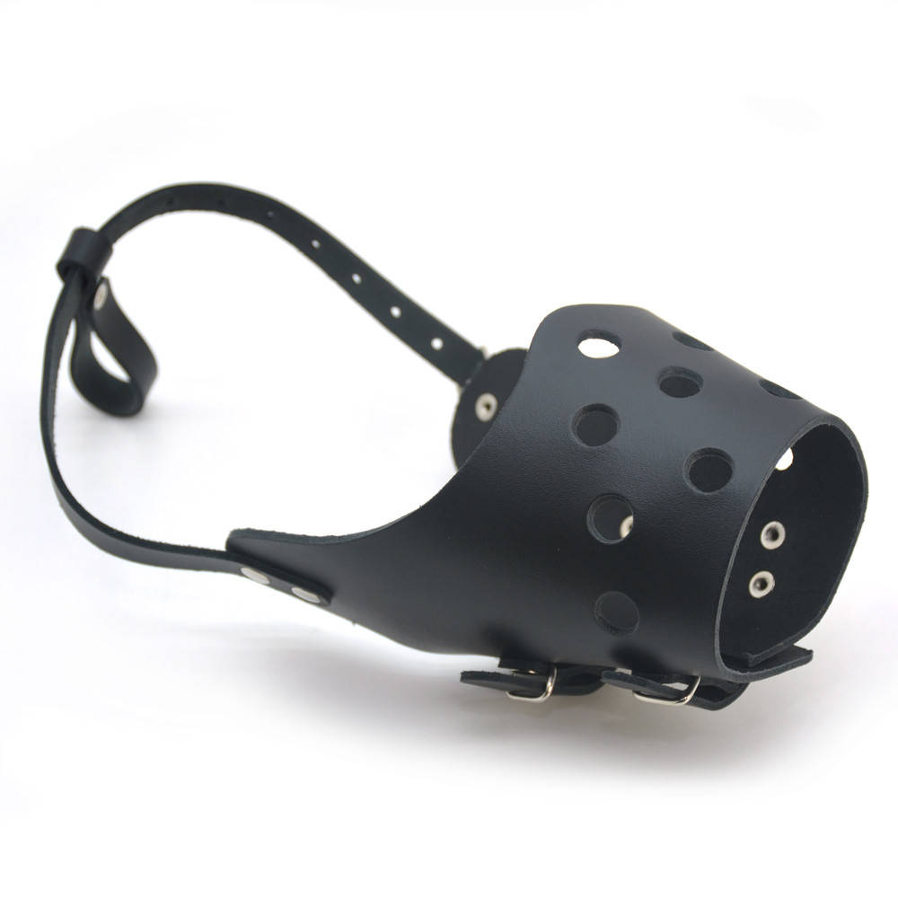 

Намордник для собак Универсал кожа, Черный