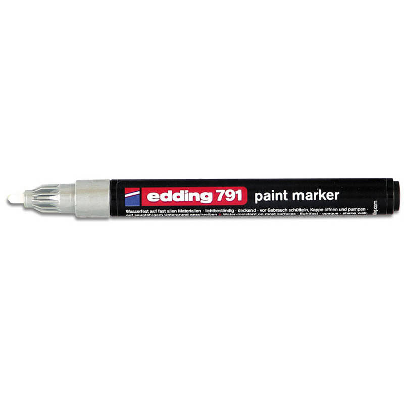 

Маркер лаковый Edding 1-2 мм белый e-791/11
