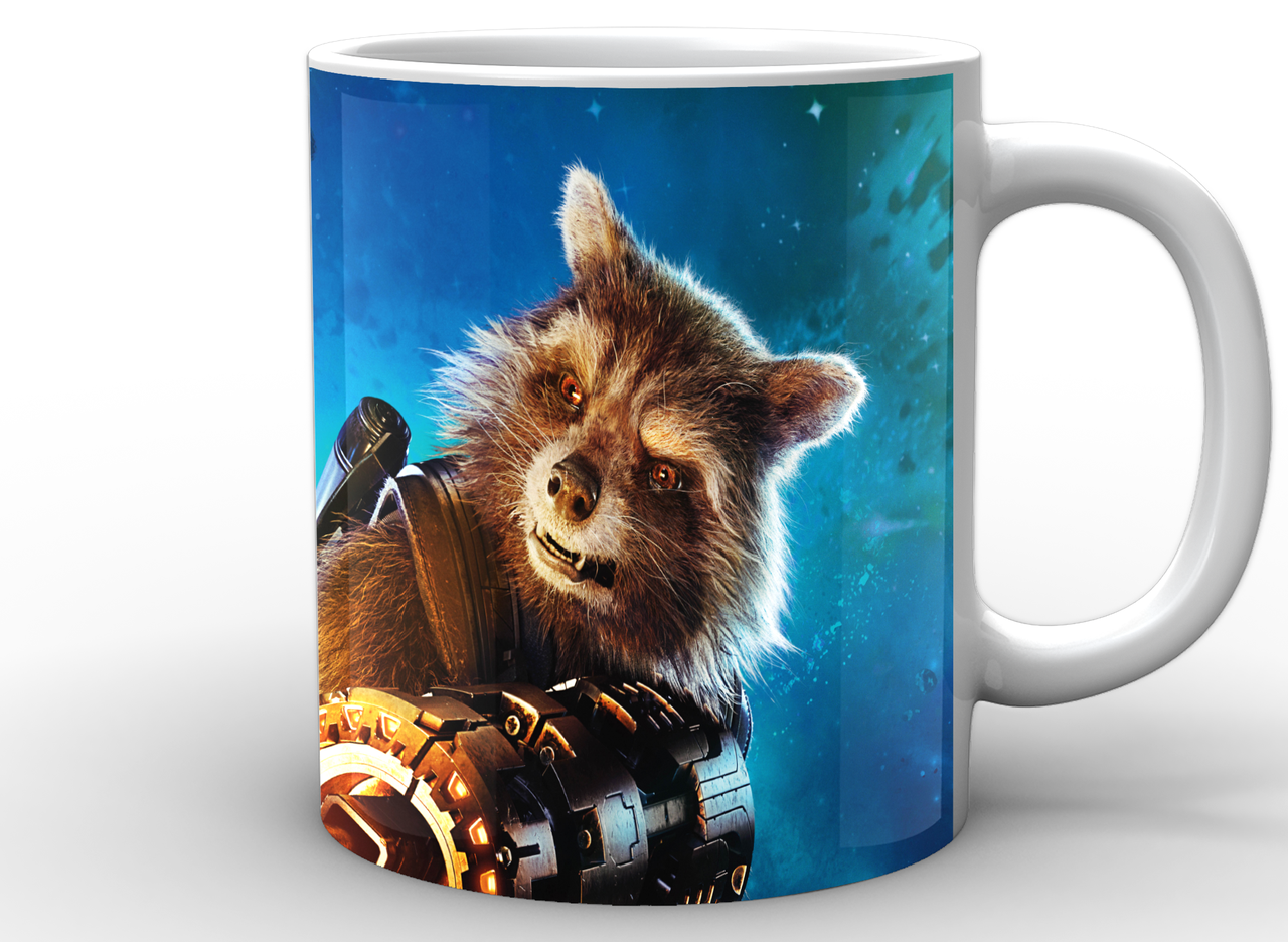 

Кружка чашка Gee! Стражи Галактики Guardians of the Galaxy Ракета и Грут GG.02.009, Разные цвета