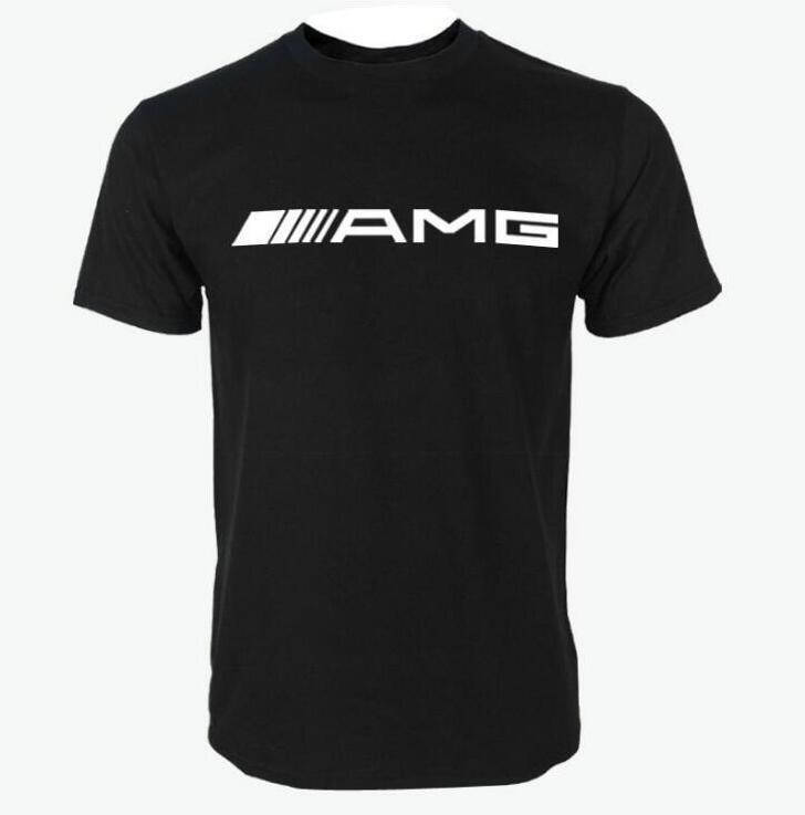 

Футболка мужская Мерседес с логотипом AMG (АМГ) черная с белым логотипом XL