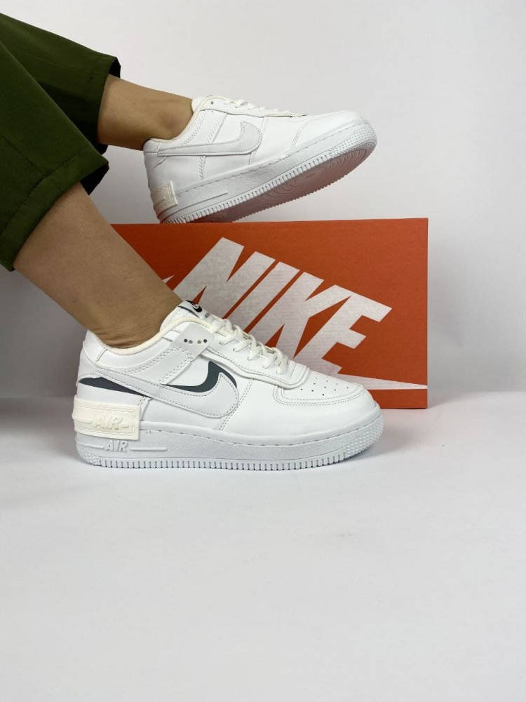 

Женские кроссовки Nike Air force 1 shadow белые, Белый
