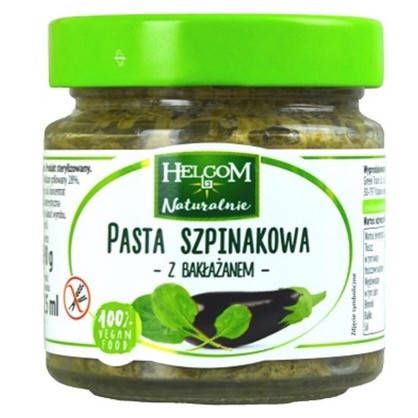 

Шпинатова паста з баклажанами Helcom, 190г