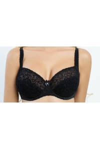 

Бюстгальтер Lanny Mode 11910 чорний чашка D, Черный