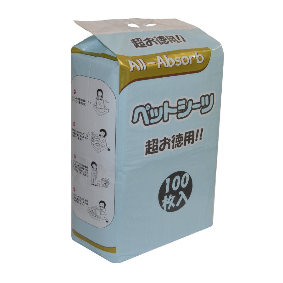 

Пеленки для собак All-Absorb Regular Training Pads 44х60см / 100штук Японский стиль